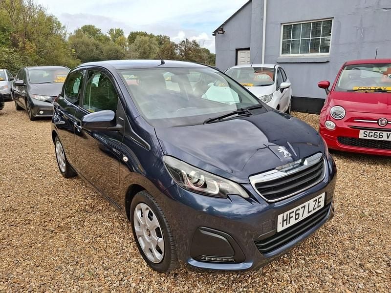 Blue Used 2017 Peugeot 108 Active Hatchback | £5,995 (Fair price) - Image 1/4