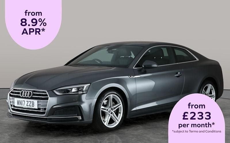 Grey Used 2017 Audi A5 S-Line Coupe | £13,379 (Good price) - Image 1/2
