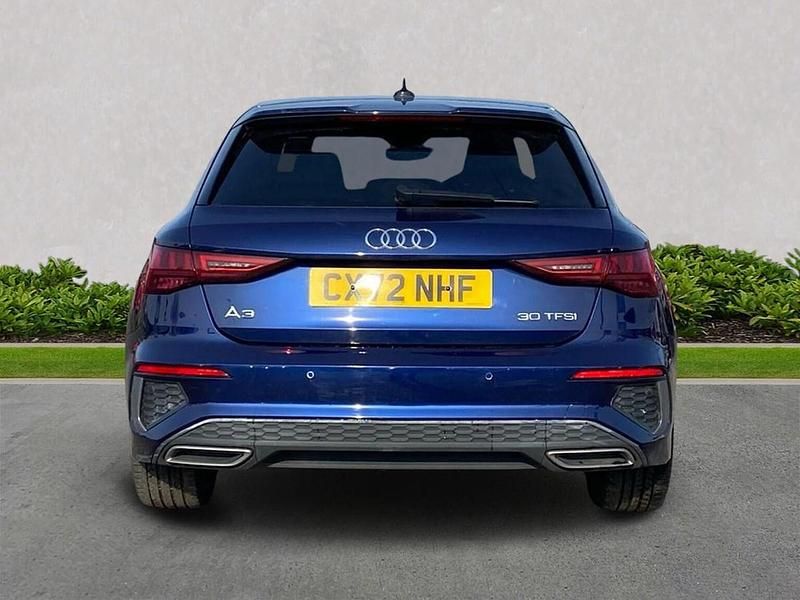 Used Audi A3 Sportback S-Line 110 HP (80 kW) 2023 Blue Hatchback
