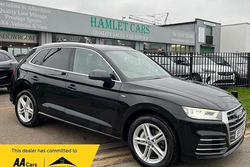 Used Audi Q5 S-Line 190 HP (139 kW) 2017 Black SUV