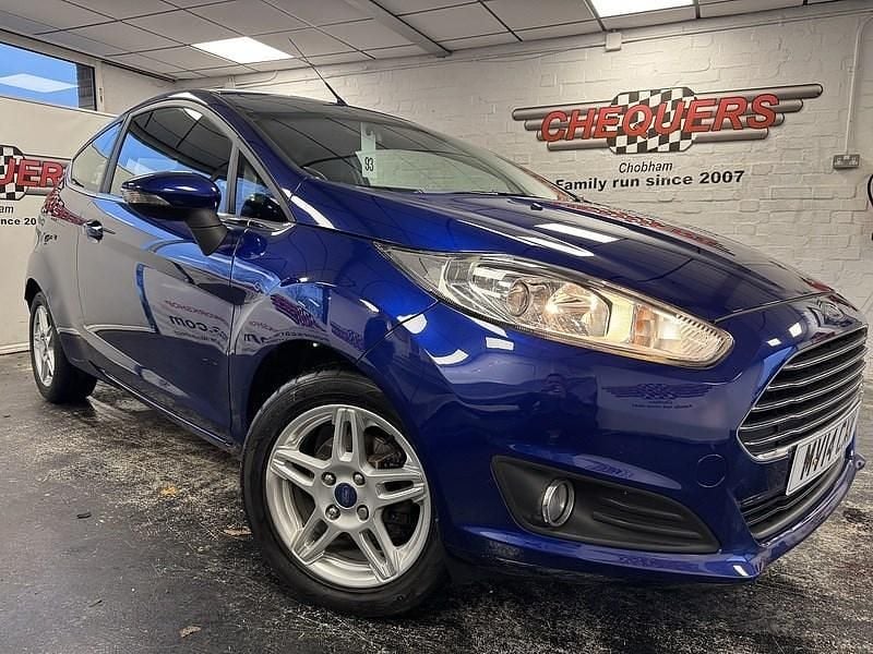 Used Ford Fiesta Zetec 2014 Blue Hatchback