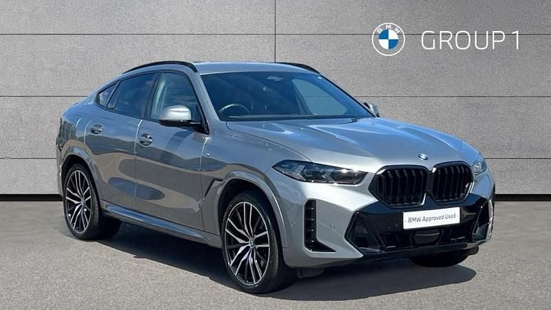 Grey Used 2023 BMW X6 M Sport SUV | £54,875 (Good price) - Image 1/4