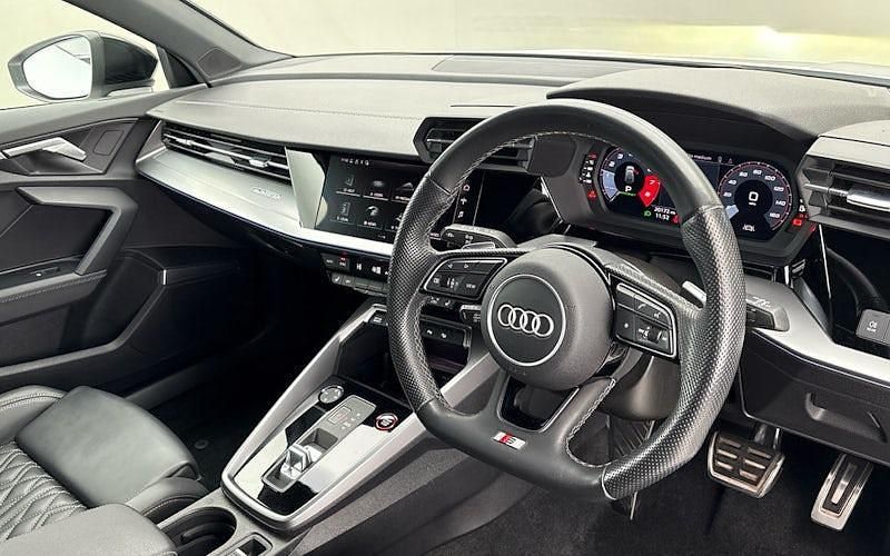 Used Audi S3 Sportback Black Edition 310 HP (228 kW) 2024 Glacier white metallic/glacier white metallic Hatchback