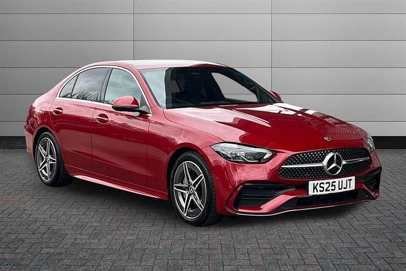 Used Mercedes C200 AMG line 204 HP (150 kW) 2025 Patagonia red Sedan