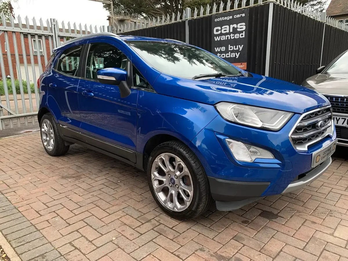 Used Ford Ecosport Titanium 125 HP (91 kW) 2018 Blue SUV