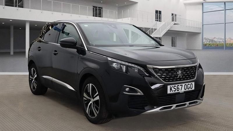 Perla nera black Used 2017 Peugeot 3008 GT-line Hatchback | £9,990 (Fair price) - Image 1/4