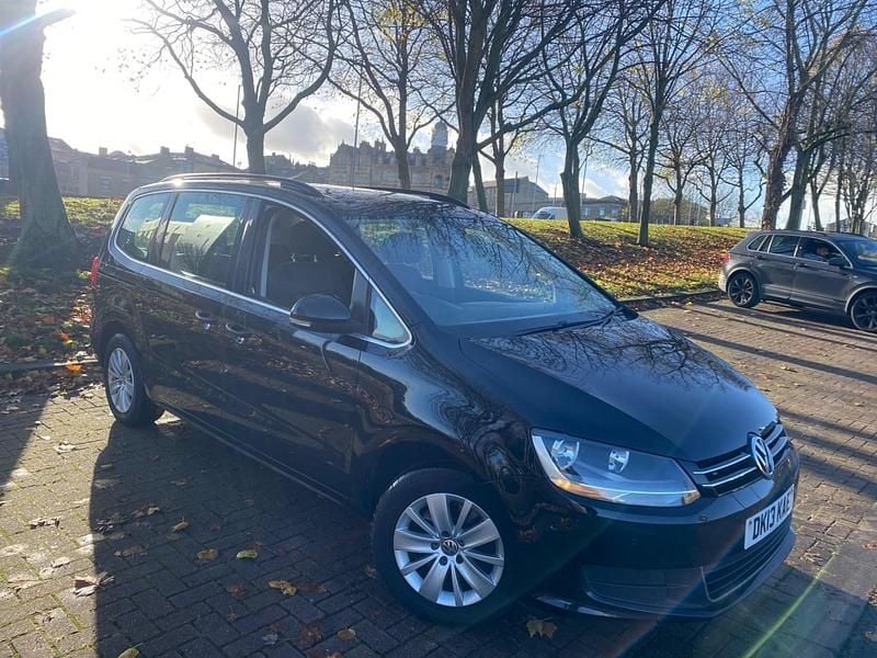Black Used 2013 VW Sharan SE MPV | £2,890 (Fair price) - Image 1/4