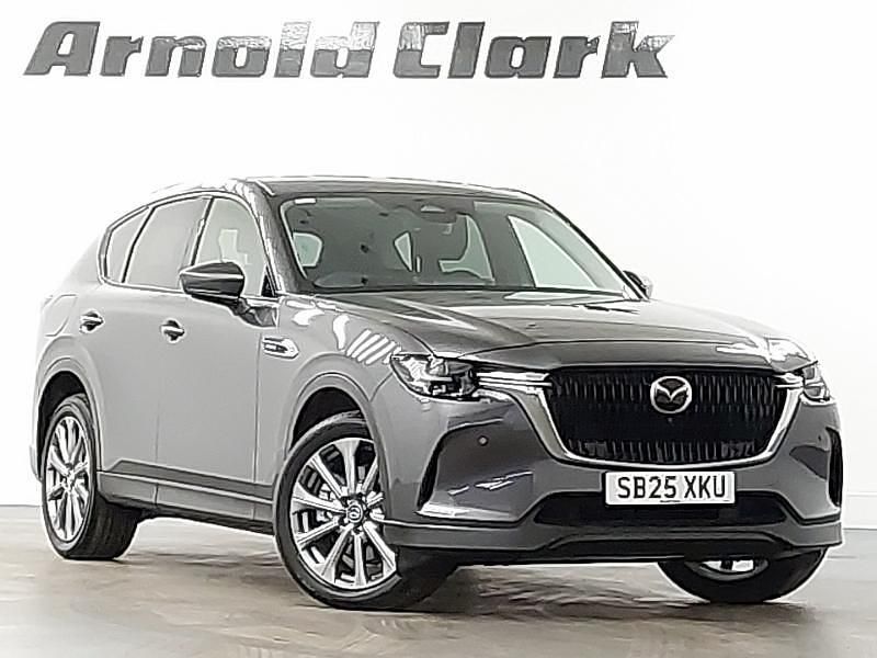 Grey New 2025 Mazda CX-60 Exclusive-Line SUV | £32,998 (Super price) - Image 1/4