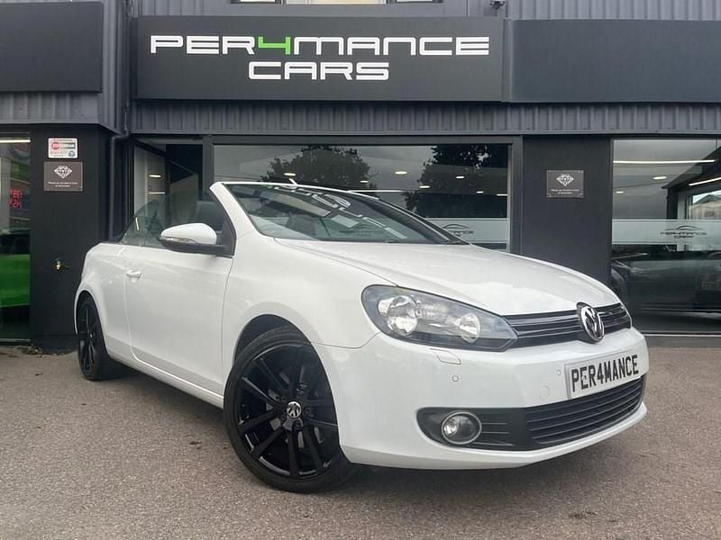 White Used 2014 VW Golf Cabriolet GT Cabriolet | £8,490 (Fair price) - Image 1/4