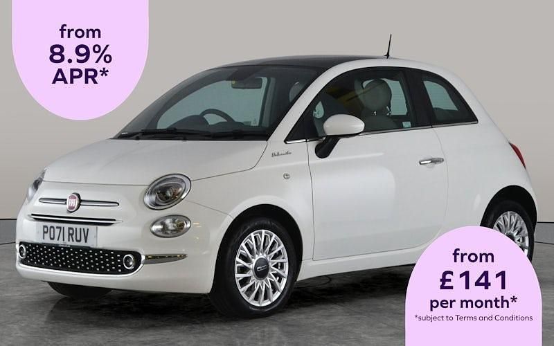 White Used 2021 Fiat 500 Dolcevita Hatchback | £10,476 - Image 1/3