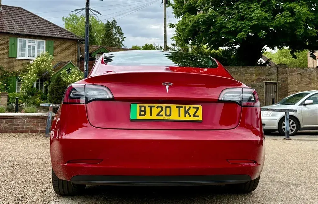 Used Tesla Model 3 Standard Range 366 kW (498 HP) 2020 Red Sedan