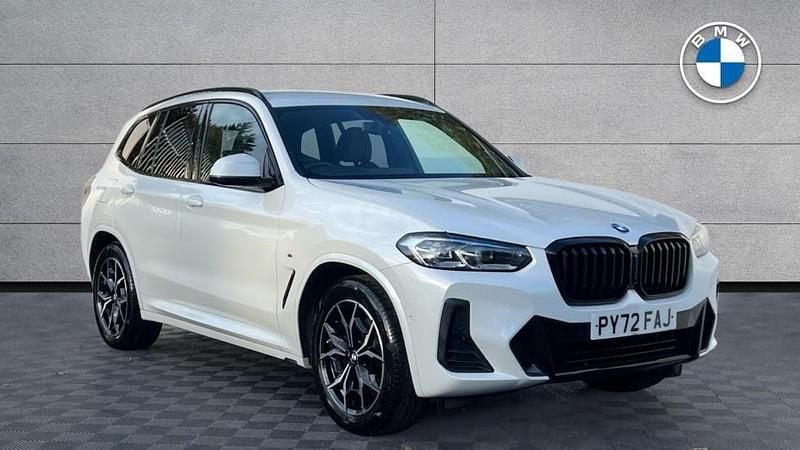 White Used 2022 BMW X3 M Sport SUV | £31,994 (Fair price) - Image 1/4
