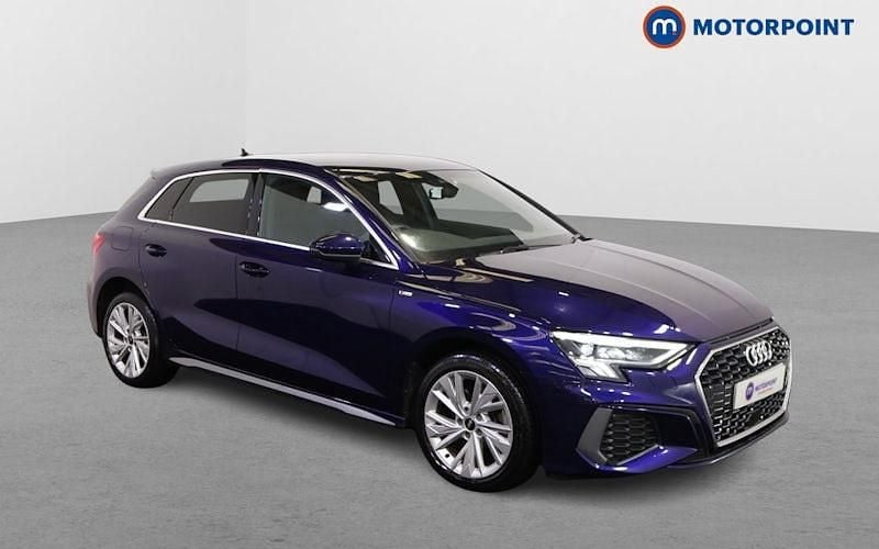 Used 2024 Audi A3 Sportback e-tron S-Line Sedan | £19,599 (Good price) - Image 1/4