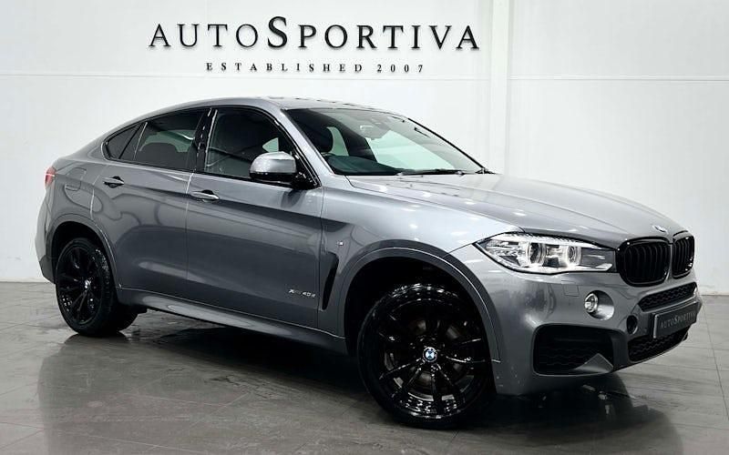 Grey Used 2018 BMW X6 M Sport SUV | £25,800 (Fair price) - Image 1/3
