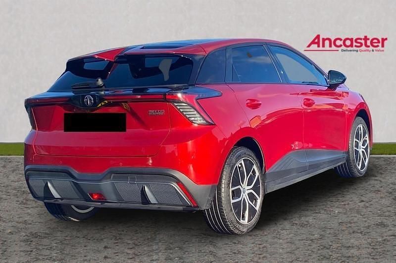 Ny MG MG4 EV Trophy 319 kW (435 HK) 2026 Röd Halvkombi