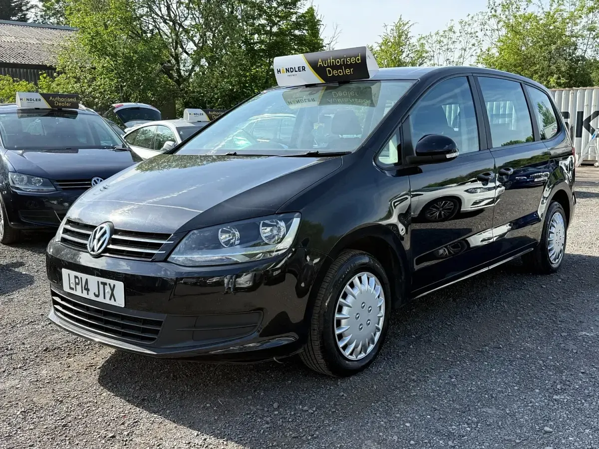 Used VW Sharan S 140 HP (102 kW) 2014 Black MPV