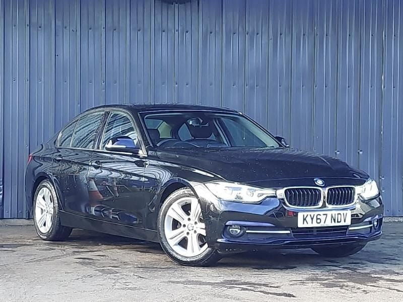 Black Used 2017 BMW 320 Efficient Dynamics Sedan | £11,998 (Good price) - Image 1/4