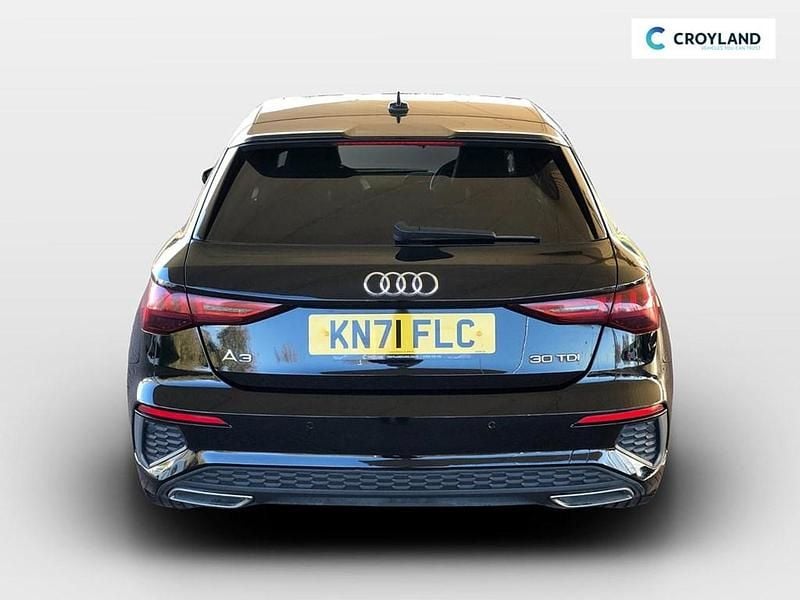 Used Audi A3 S-Line 2021 Black Hatchback