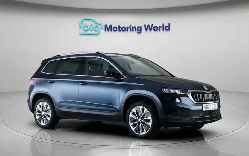 Used Skoda Karoq SE L 116 HP (85 kW) 2023 Blue SUV
