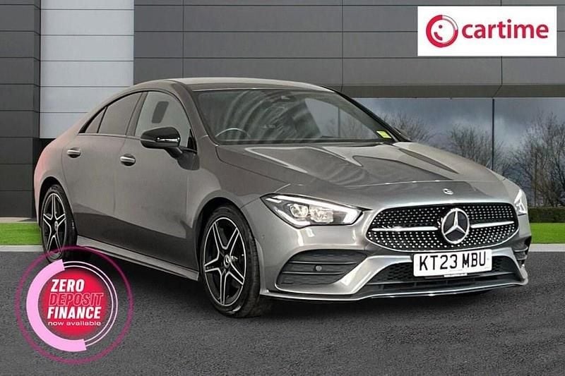 Grey Used 2023 Mercedes CLA180 AMG line Sedan | £23,399 (Good price) - Image 1/4