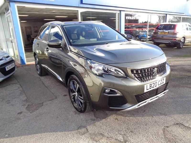 Grey Used 2020 Peugeot 3008 Allure Hatchback | £16,495 (Fair price) - Image 1/4