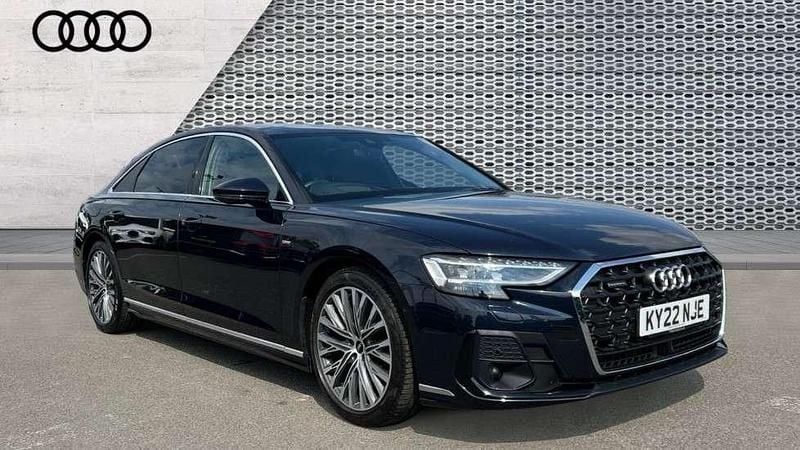 Blue Used 2022 Audi A8L Advanced Sedan | £51,739 - Image 1/4