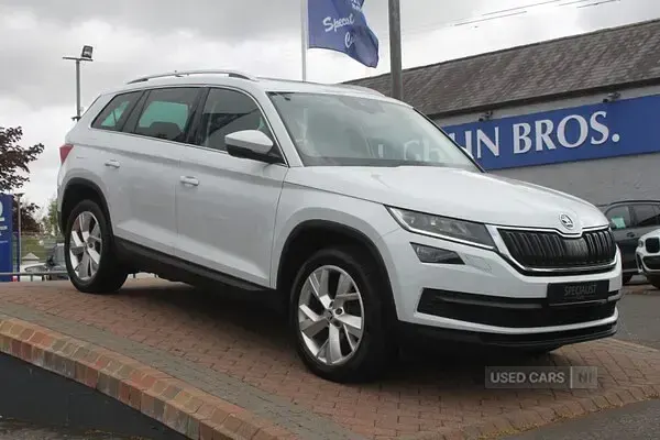 Begagnad Skoda Kodiaq 150 HK (110 kW) 2020 Vit SUV