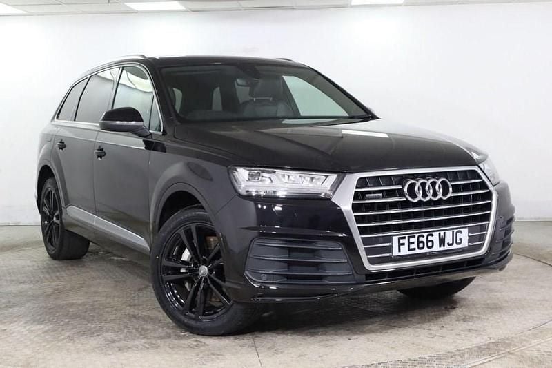 Black Used 2016 Audi Q7 S-Line SUV | £17,975 (Fair price) - Image 1/4