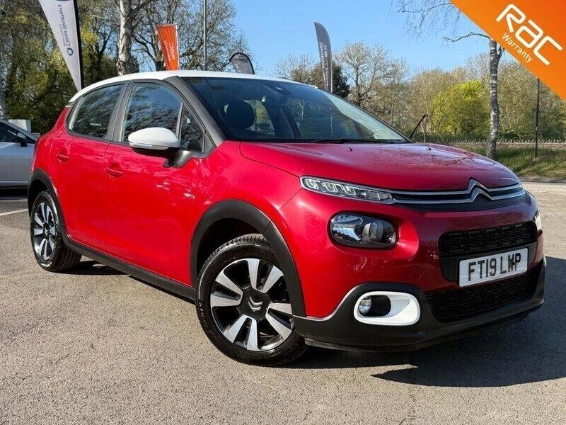 Red Used 2019 Citroën C3 Feel Hatchback | £7,495 (Good price) - Image 1/4
