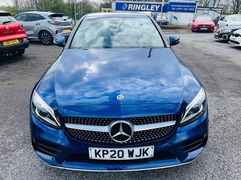 Used Mercedes C300 AMG line 2020 Blue Sedan