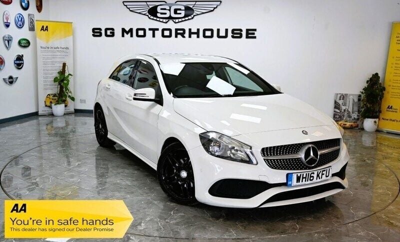 White Used 2016 Mercedes A180 Executive Hatchback | £12,895 (Fair price) - Image 1/4