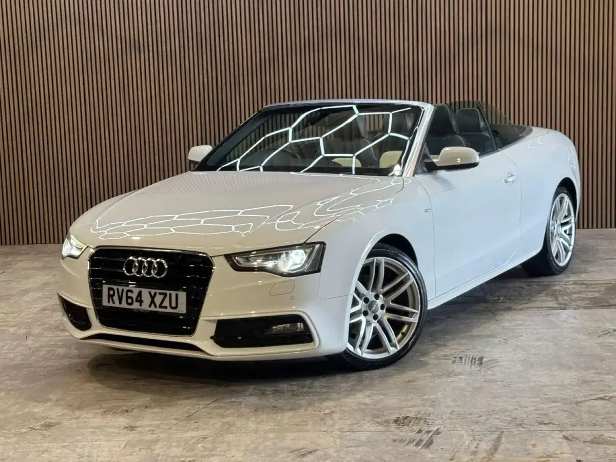 Used Audi A5 Cabriolet S-Line 2014 White Cabriolet