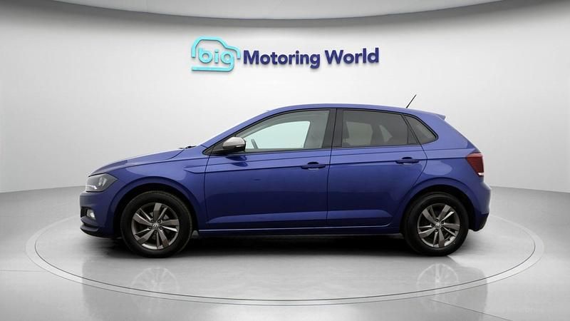 Used VW Polo Match 95 HP (69 kW) 2020 Blue Hatchback