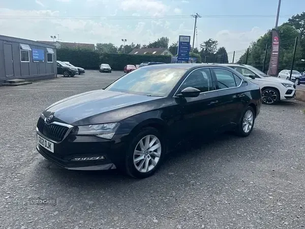 Used Skoda Superb SE 150 HP (110 kW) 2021 Black Hatchback