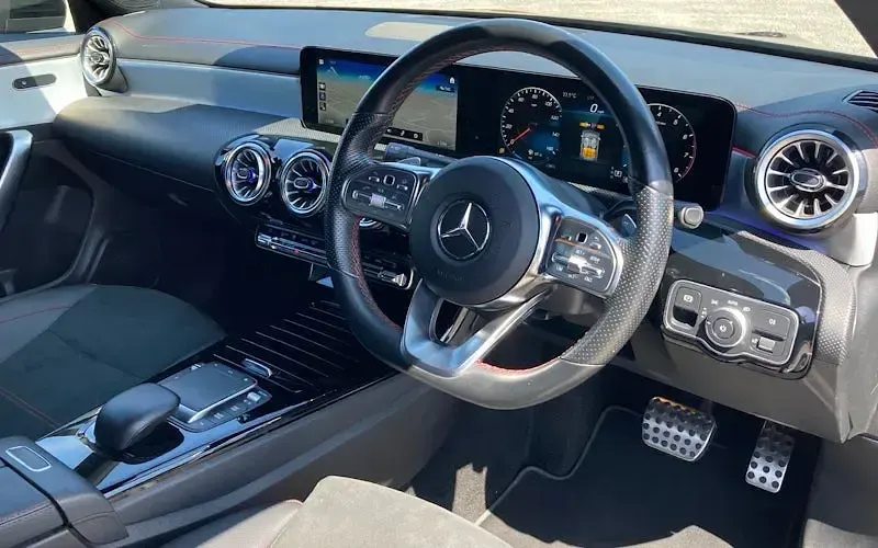 Used Mercedes CLA180 AMG line 136 HP (100 kW) 2023 Black Coupe