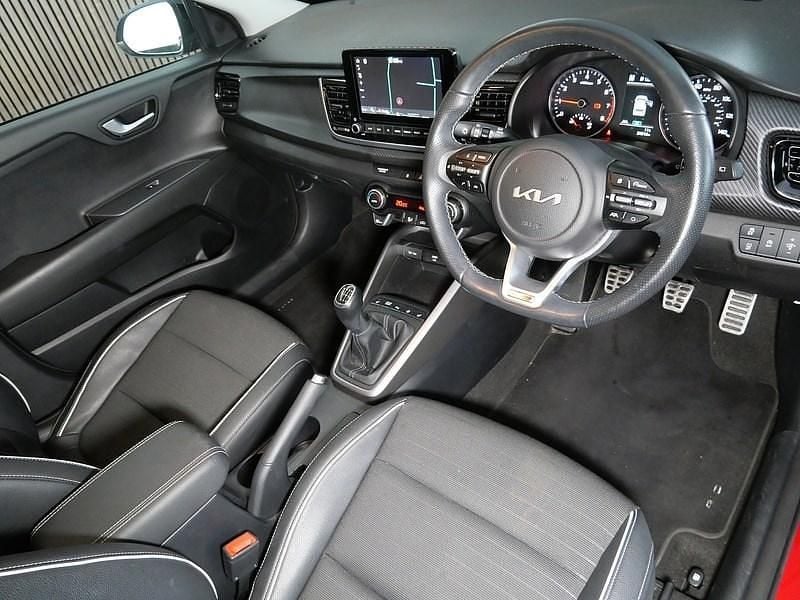 Used Kia Rio GT-Line S 118 HP (86 kW) 2021 Red Hatchback