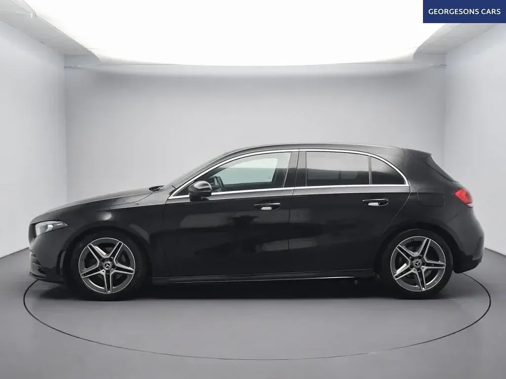 Used Mercedes A200 AMG line 163 HP (119 kW) 2019 Black Hatchback