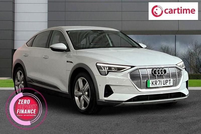 White Used 2021 Audi e-tron Design SUV | £22,780 (Fair price) - Image 1/4