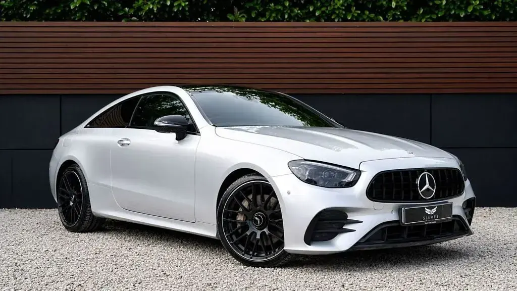 Used Mercedes E300 AMG line 2021 White Coupe