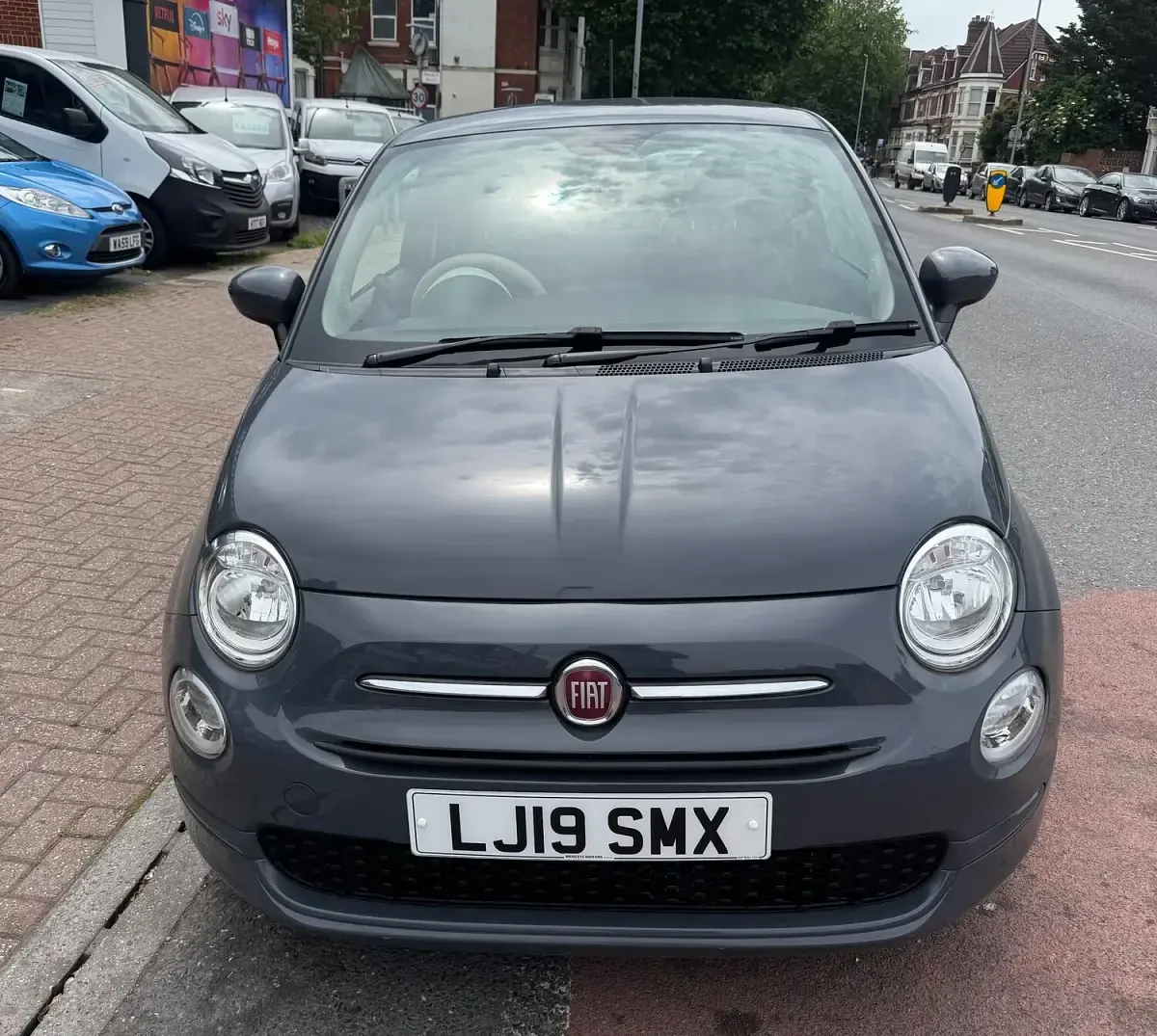 Used Fiat 500 Pop 69 HP (50 kW) 2019 Grey Hatchback