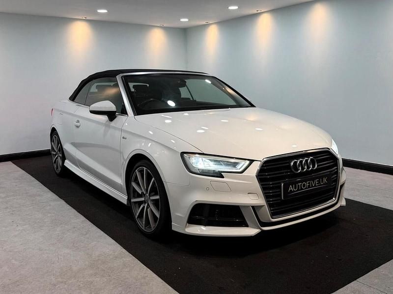 Begagnad Audi A3 Cabriolet S-Line 2017 Vit Cab