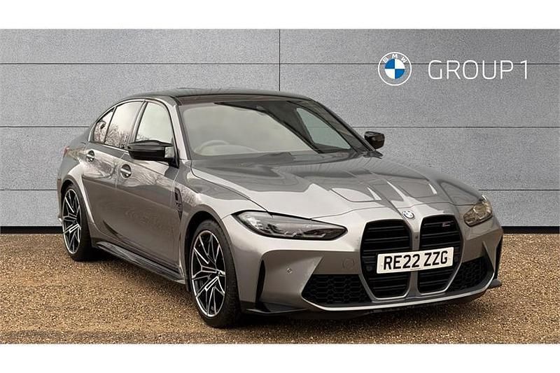 Grey Used 2022 BMW M3 Competition Edition Sedan | £61,950 (Fair price) - Image 1/4