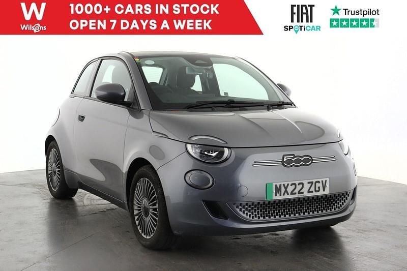 Grey Used 2022 Fiat 500e Icon Hatchback | £12,699 (Fair price) - Image 1/3