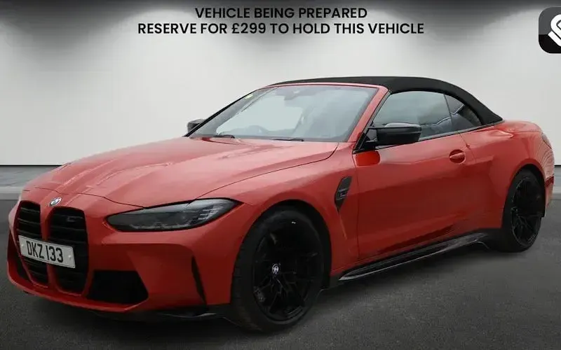 Used BMW M4 Cabriolet Competition Edition 510 HP (375 kW) 2022 Red Cabriolet