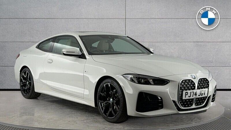 White Used 2024 BMW 420 M Sport Coupe | £38,940 (Fair price) - Image 1/4