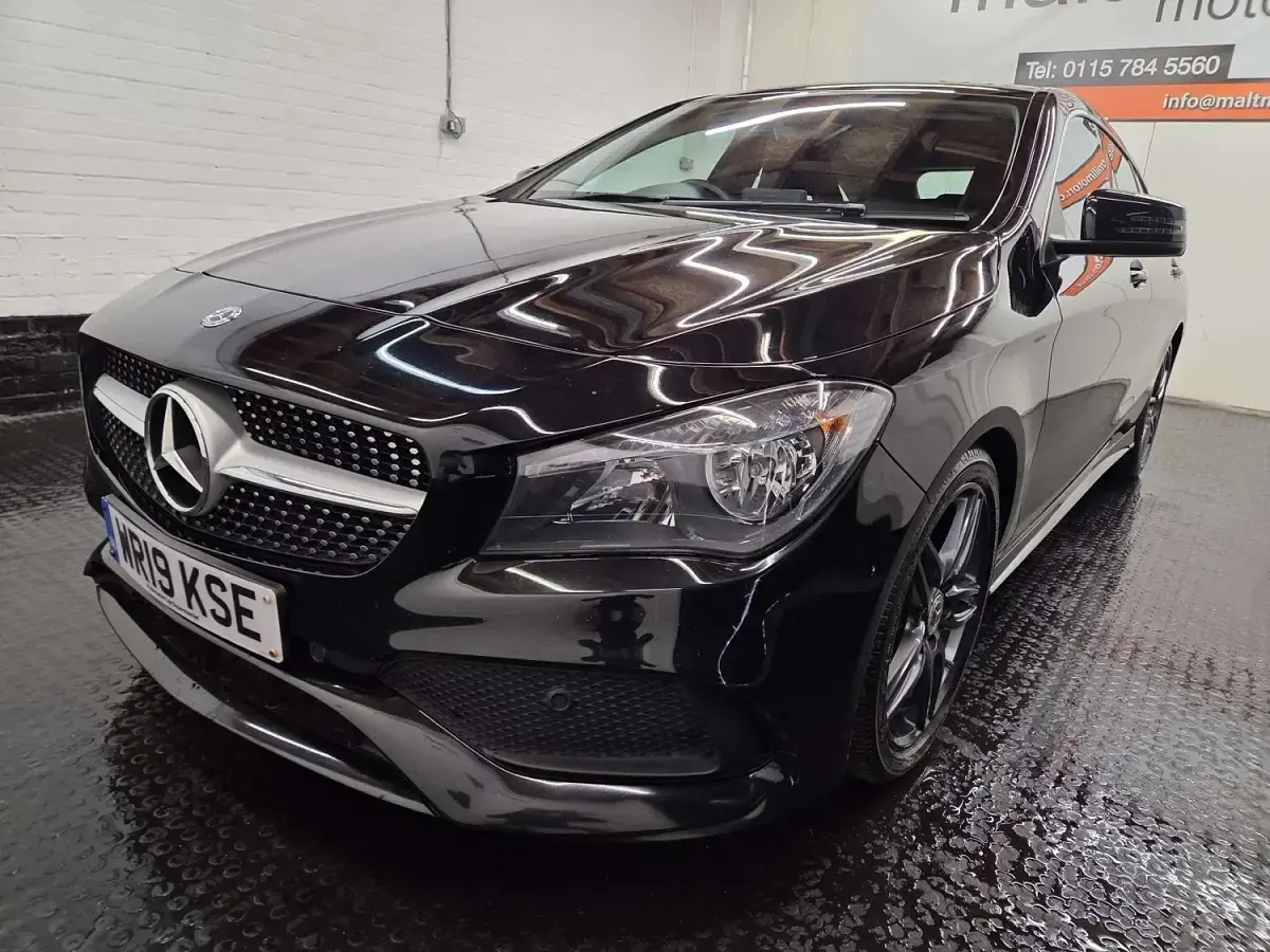 Used Mercedes CLA200 AMG line 2019 Black Estate