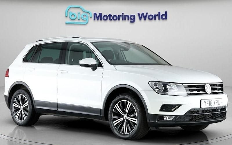 Used VW Tiguan SE 150 HP (110 kW) 2018 White SUV