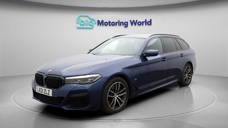 Used BMW 530e M Sport 289 HP (212 kW) 2021 Blue Estate