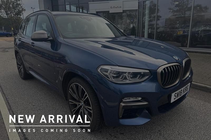 Blue Used 2018 BMW X3 M Sport SUV | £24,500 (Good price) - Image 1/4