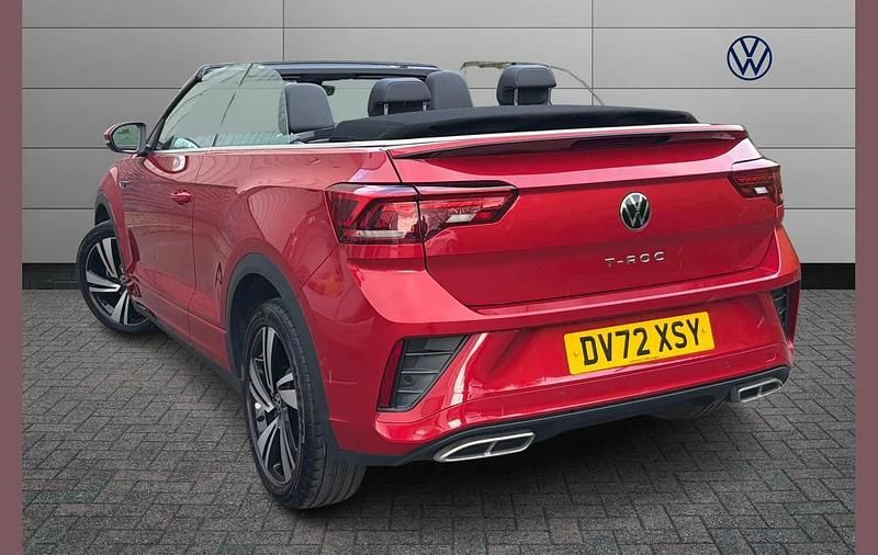 Used VW T-Roc Cabriolet R-line 147 HP (108 kW) 2022 Red Cabriolet